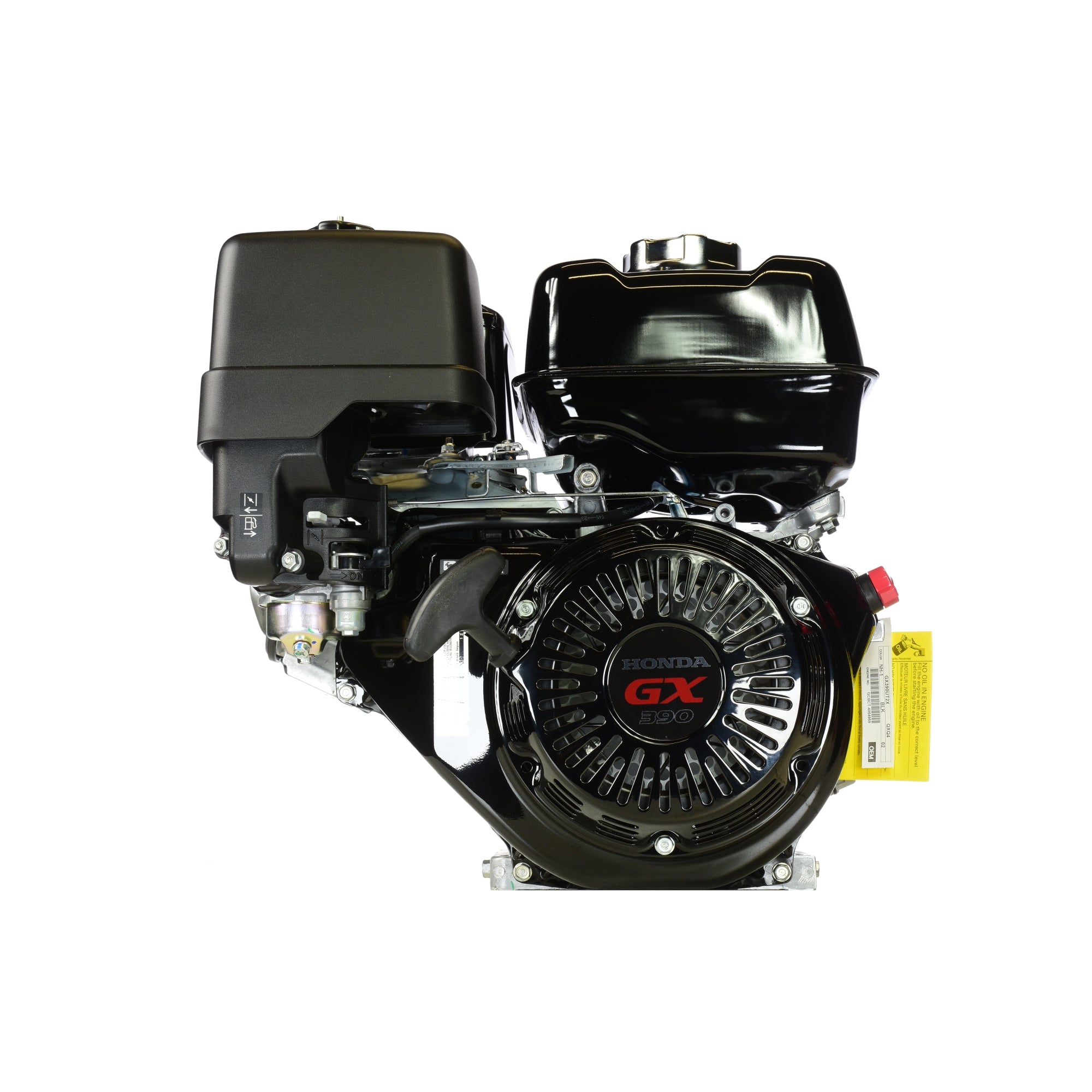 V-TUF Honda GX390 13HP engine rear view showing output shaft and mounting pattern