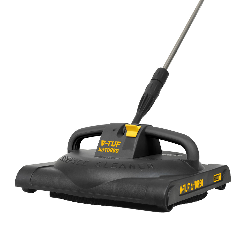 V-TUF tufTURBO300 12 inch 300mm heavy duty surface cleaner H1.001TT with handles, speed control and 4 wheels