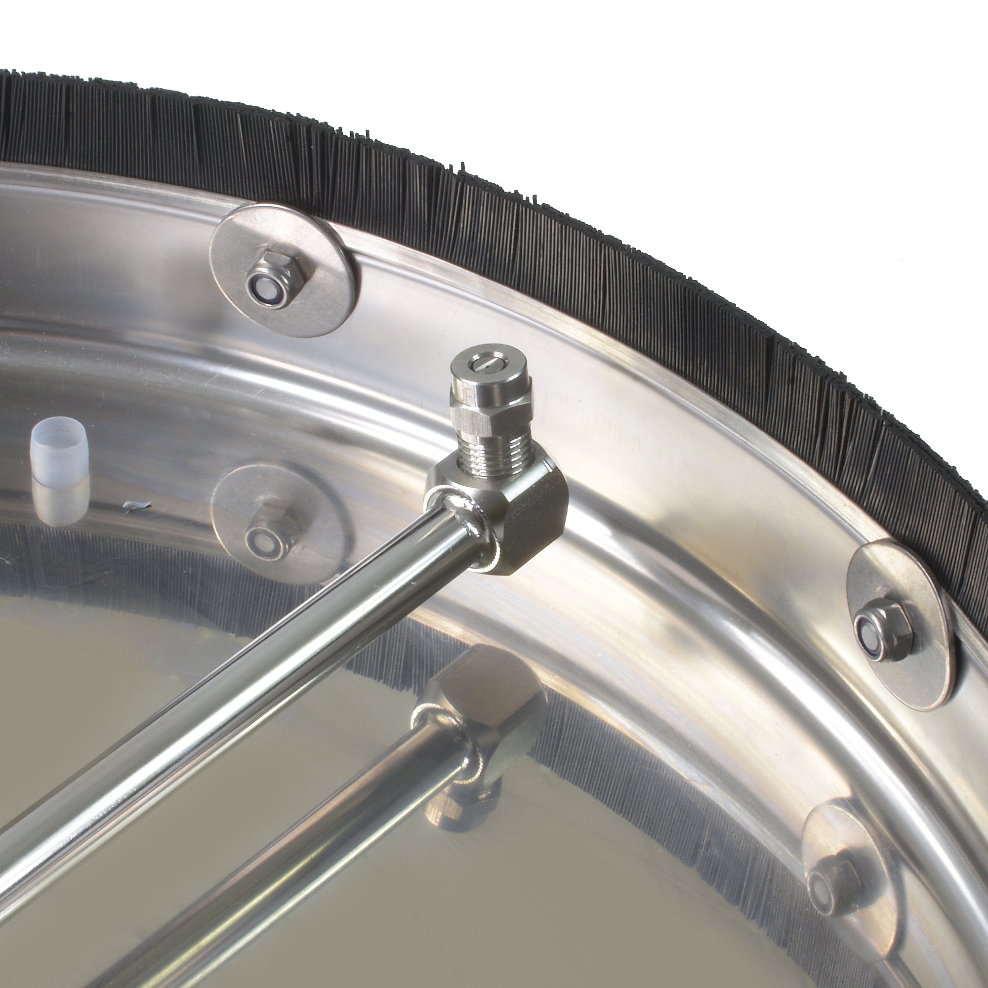 V-TUF H1.005TT-KIT3 surface cleaner kit side view showing 410mm deck and 1200mm KTQ lance