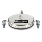 V-TUF tufTURBO410 16 inch 410mm stainless surface cleaner H1.005TT with SSQ male and 3 castor wheels