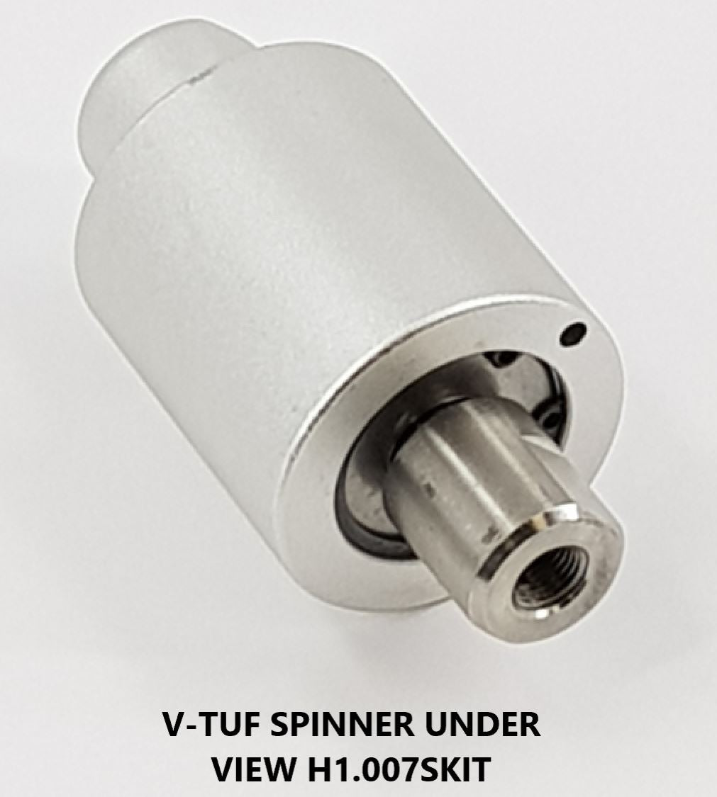V-TUF H1.007SKIT spinner body close-up showing arm, nozzles and central bearing