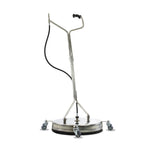 V-TUF tufTURBO533 21 inch stainless surface cleaner H1.007TTM22 with M22 screw inlet, front view