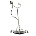 V-TUF tufTURBOX 533mm 21 inch stainless surface cleaner H1.008TT with soft grip tufGUN MSQ inlet, front view