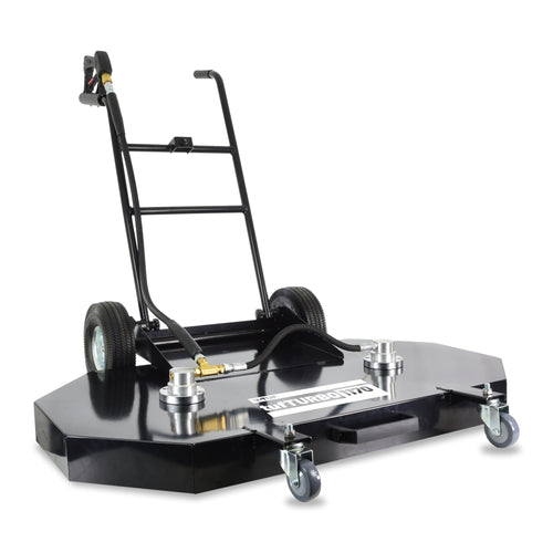 V-TUF tufTURBO1170 XL 46 inch 1170mm heavy duty surface cleaner H1.015 with dual spinner, front view