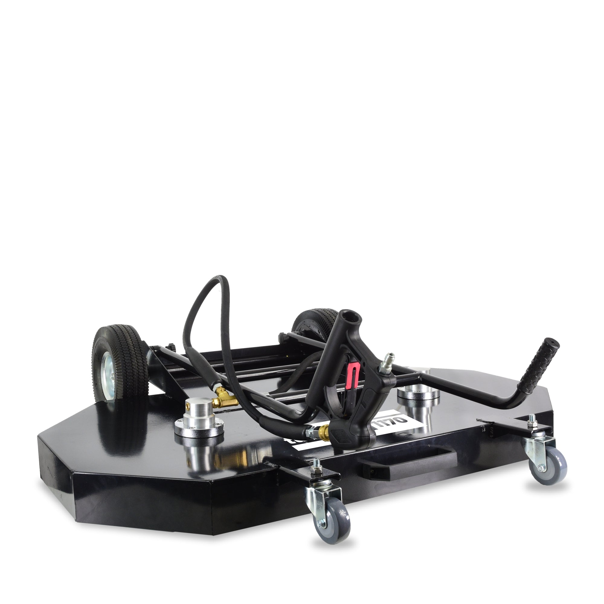 V-TUF H1.015 tufTURBO1170 XL side view showing 1170mm deck and dual spinner inlet