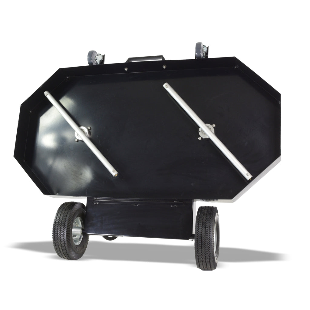 V-TUF tufTURBO1170 XL underside showing heavy duty dual spinning bar and nozzle arrangement
