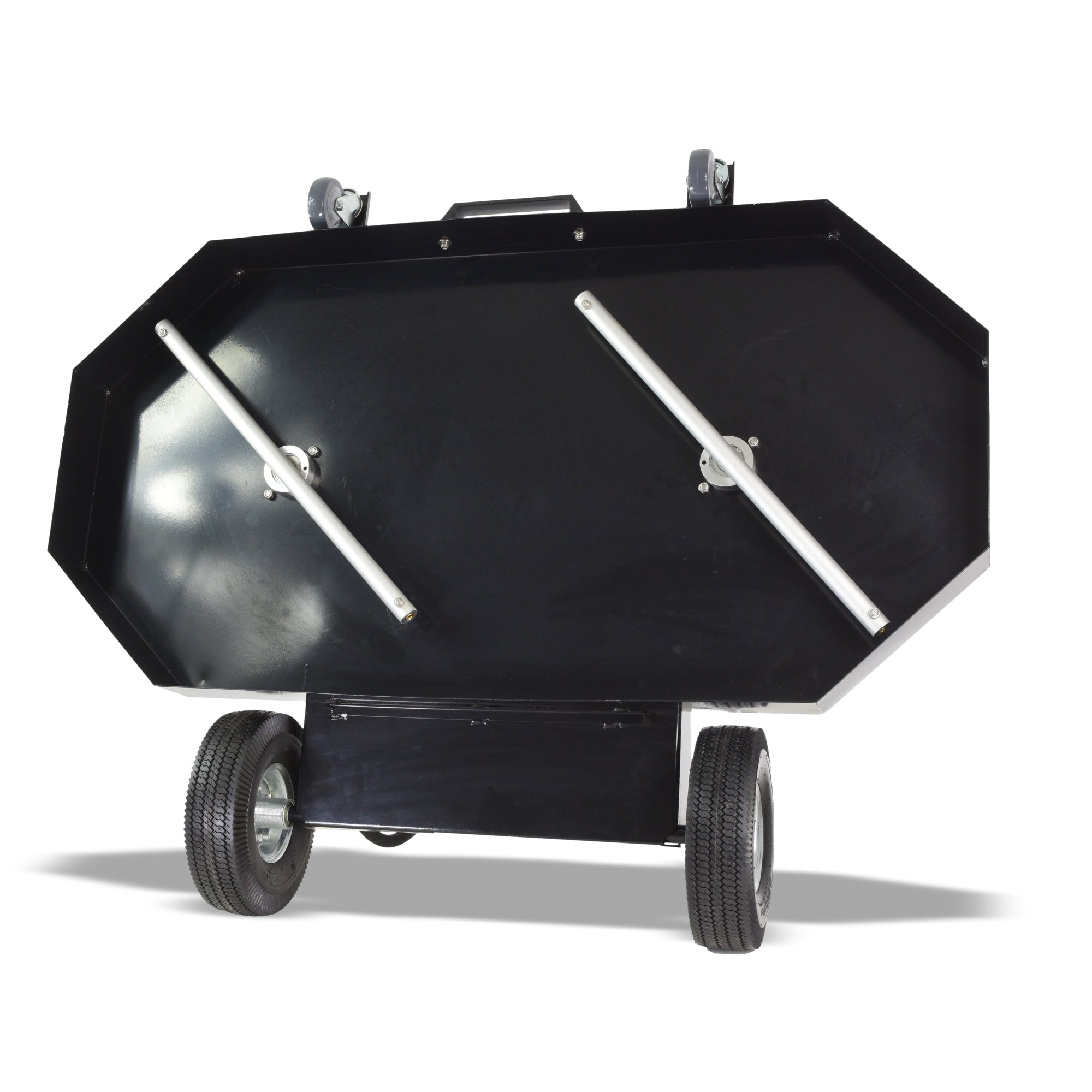 V-TUF tufTURBO1170 XL underside showing heavy duty dual spinning bar and nozzle arrangement