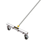 V-TUF H1.250 jet broom side view showing 500mm wide head and SSQ outlet connection
