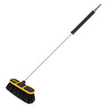 V-TUF SOFT BRISTLE CAR WASH BRUSH (90mm WIDE) WITH BEND 900mm HANDLE & KTQM INLET - H2.021LKTQ10