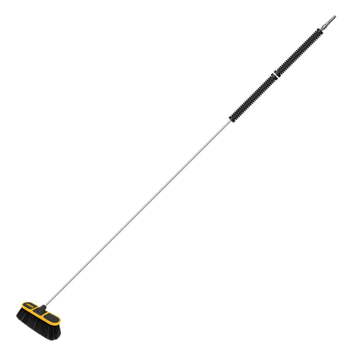 V-TUF pro soft bristle car wash brush H2.022LKTQ13 90mm wide with 1200mm handle and KTQ male inlet