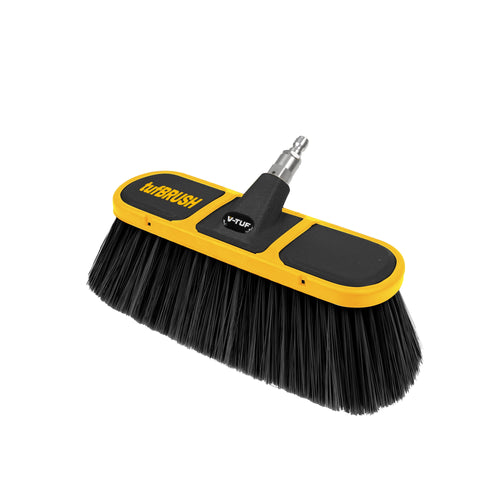V-TUF tufBRUSH600 soft bristle car wash brush H2.021SSQ 300mm black with SSQ male inlet