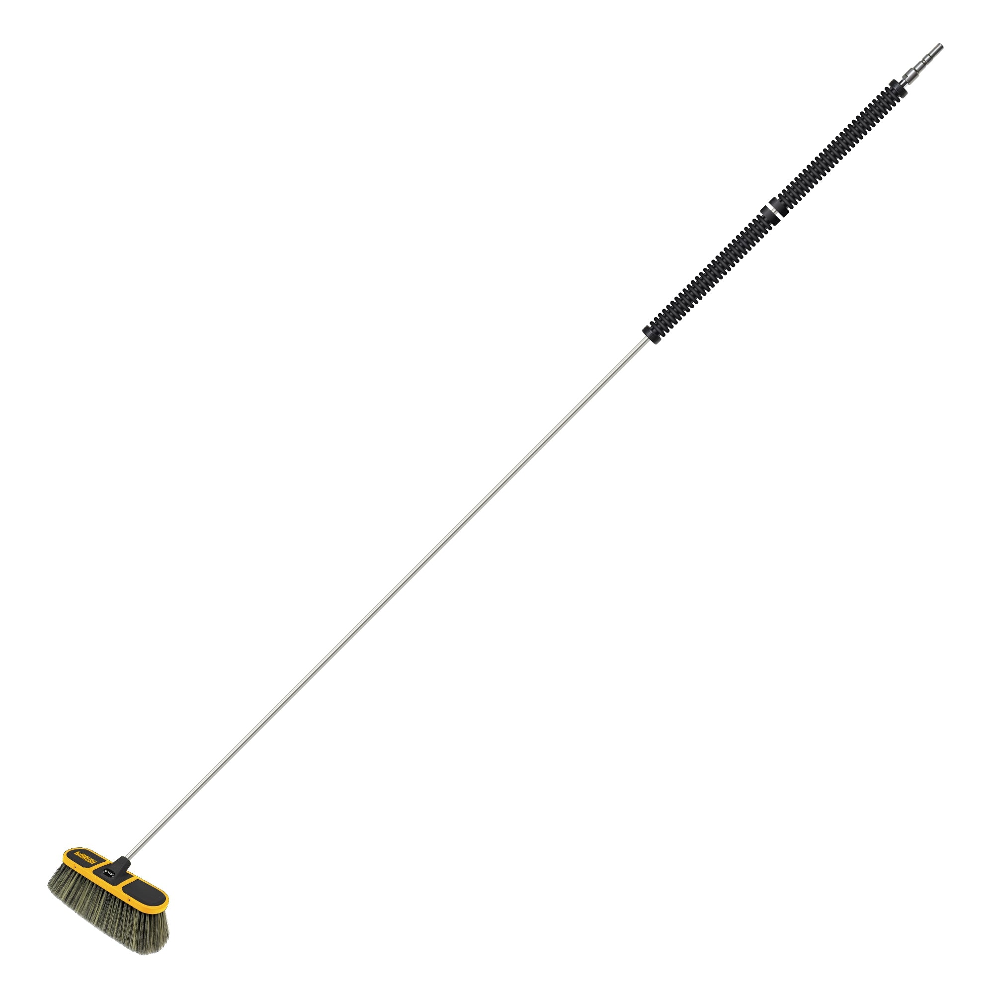 V-TUF pro soft bristle car wash brush H2.022LKTQ21 90mm wide with 2100mm handle and KTQ inlet