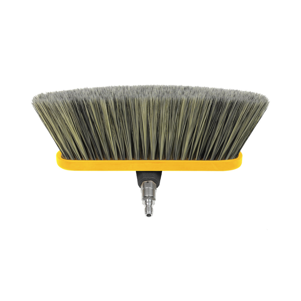 V-TUF H2.022SSQ car wash brush close-up showing soft bristles, rubber edging and SSQ body