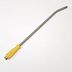 V-TUF H4.003(500) 500mm bent half lance side view showing grip and bend angle