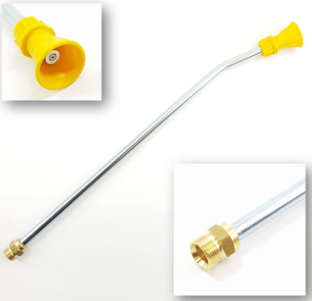2P LANCE - 500mm LANCE WITH BEND M22M IN - NOZZLE PROTECTOR (05 JET) - H4.005