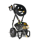 V-TUF HDC140 240V pressure washer angle view showing cage frame and trigger gun storage