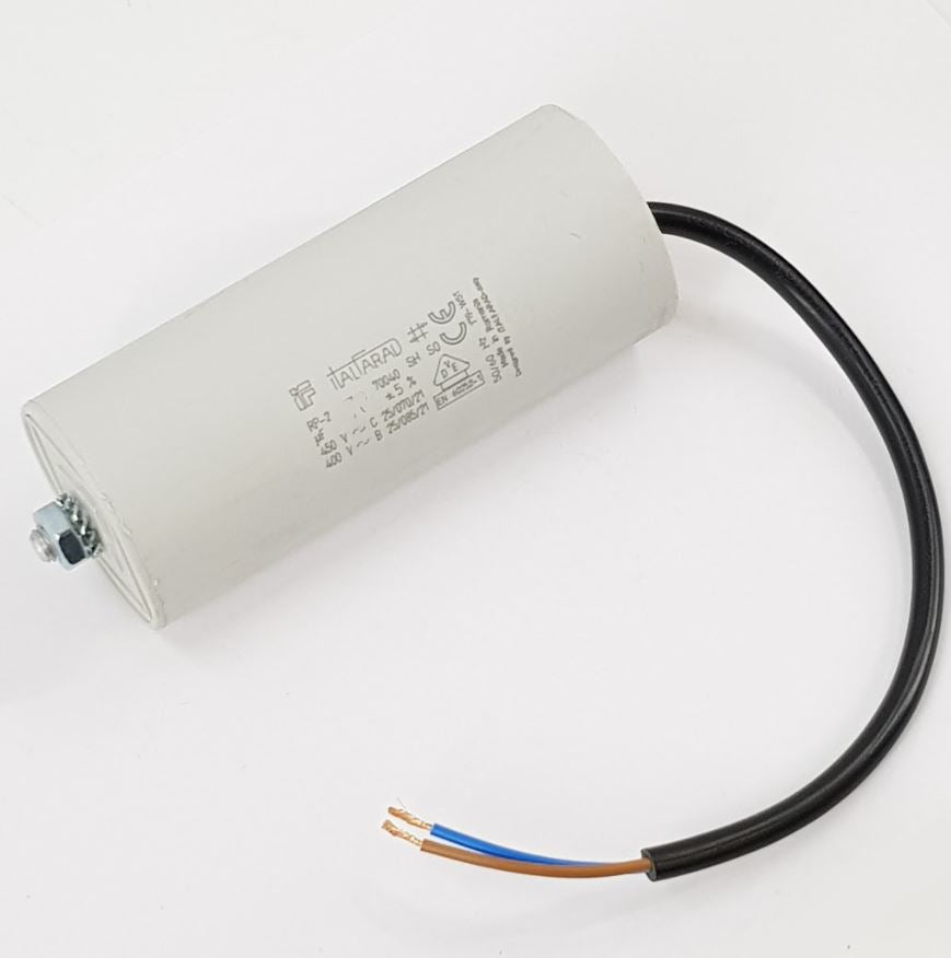 V-TUF capacitor 70 microfarad I1.170 with fly lead for electric motor start circuit