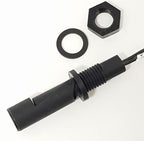 V-TUF I10.001 float switch close-up showing float body and 1m cable connection