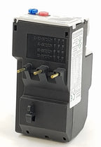 V-TUF I11.500 thermal overload relay side view showing adjustment dial and trip button