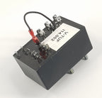 V-TUF I14.002 control box side view showing sealed housing and cable entry glands