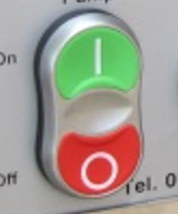 V-TUF on/off push button switch with contactor I2.021PB for pressure washer motor control