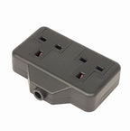 V-TUF double 240V 13A socket I4.502 for dual outlet power supply on pressure washers
