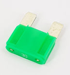 V-TUF fuse 30A 32Vdc green I5.011 with 2x 8mm spade terminals for electrical circuits