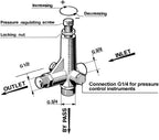 V-TUF K5.1 unloader close-up showing pressure adjustment and bypass valve detail