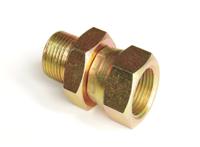 V-TUF brass BSP adaptor MB6/FB8, 3/8 inch male to 1/2 inch female reducing nipple