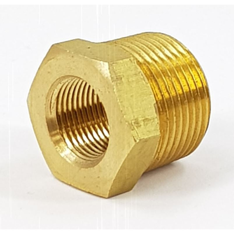 1/2"M 1/4"F BRASS REDUCING BUSH - MFB08/04