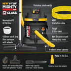 V-TUF MIGHTY HSV angle view showing accessory storage and M-Class dust bag