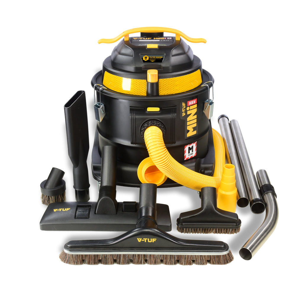 V-TUF MINI HSV X2 M-Class dust extraction vacuum MINIX2110 110V, front view