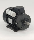 V-TUF MS.243 motor shaft end view showing solid shaft and mounting flange