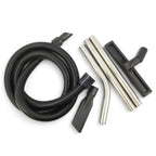 38MM TOOL KIT 3M BLACK Hose, 3Piece Stainless Steel Tubes, 1x Wet & Dry Combo Dual Use Floor Tool, Crevice Tool - for Numatic Vacuums