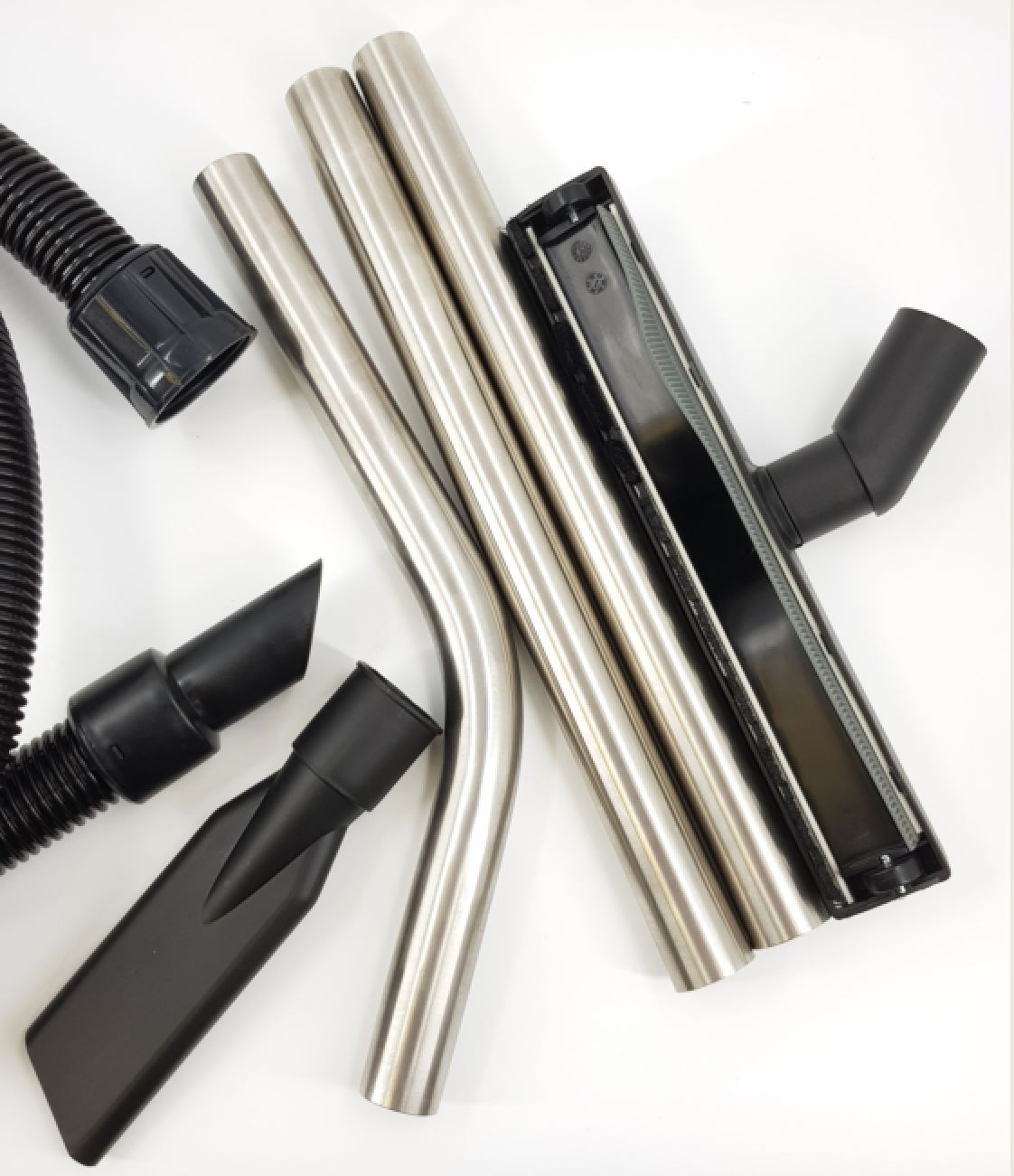 V-TUF 38mm tool kit N-VCK38 for Numatic vacuums, showing hose, tubes and floor tool