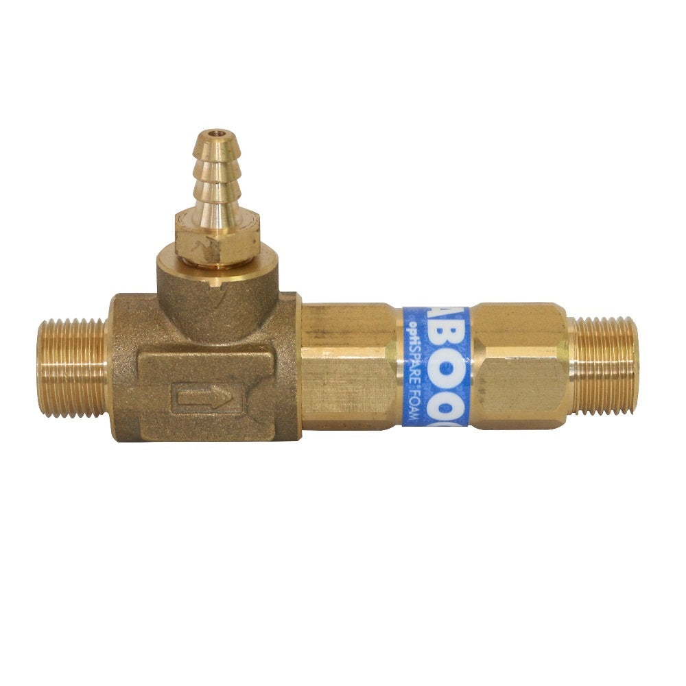 V-TUF blue ABOOO fixed dose foam injector OPF011B, 16-20 L/min, with quick release fittings