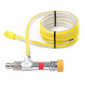 FOAM INJECTOR - V-TUF RED - FIXED DOSE MSQ Male IN MSQ Female OUT + 2M Chemica hose + Chemical Filter  (11-16 Lpm)