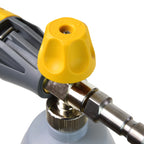 V-TUF tufFOAM cannon OPF075TF in use showing foam application with KTQ inlet