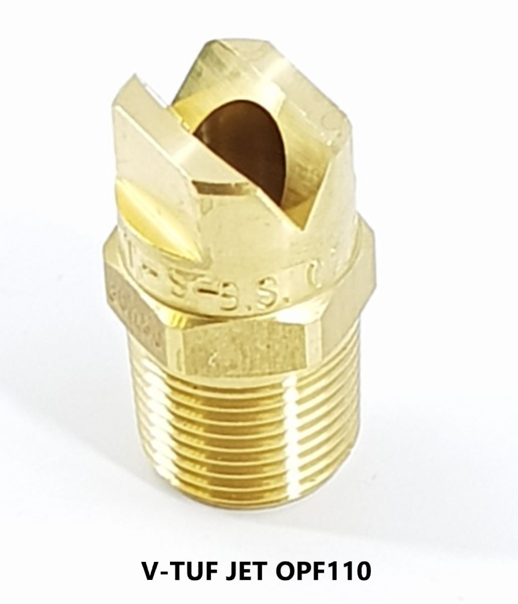 V-TUF brass low pressure 3/8 inch foam nozzle OPF110 for foam injection systems