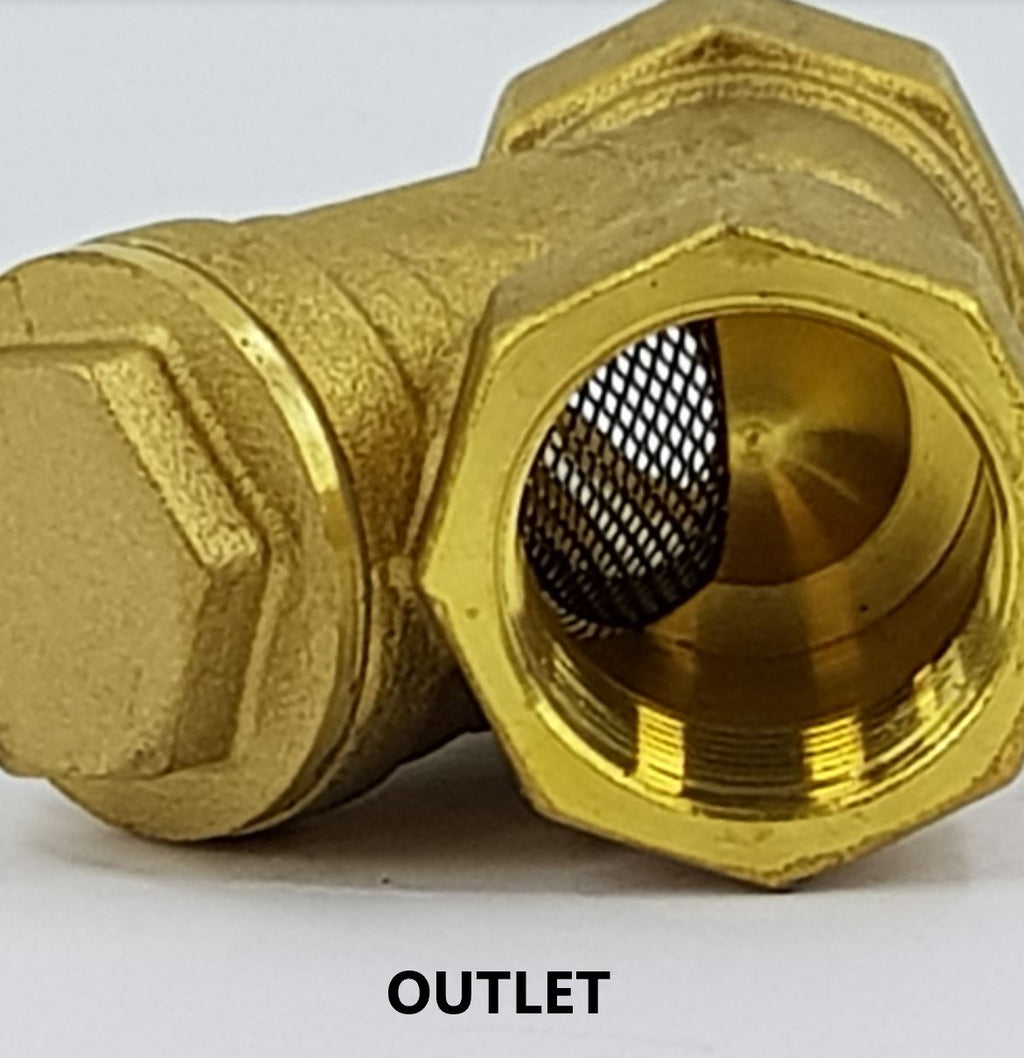 V-TUF P13.2108 Y-filter close-up of filter bowl and mesh element
