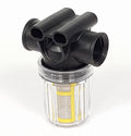 V-TUF inline suction filter P13.334, clear bowl 3/4 inch female in-line water filter