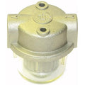 FUEL FILTER - ALUMINIUM & CLEAR BOWL 1/4F 1/4F - P13.4011