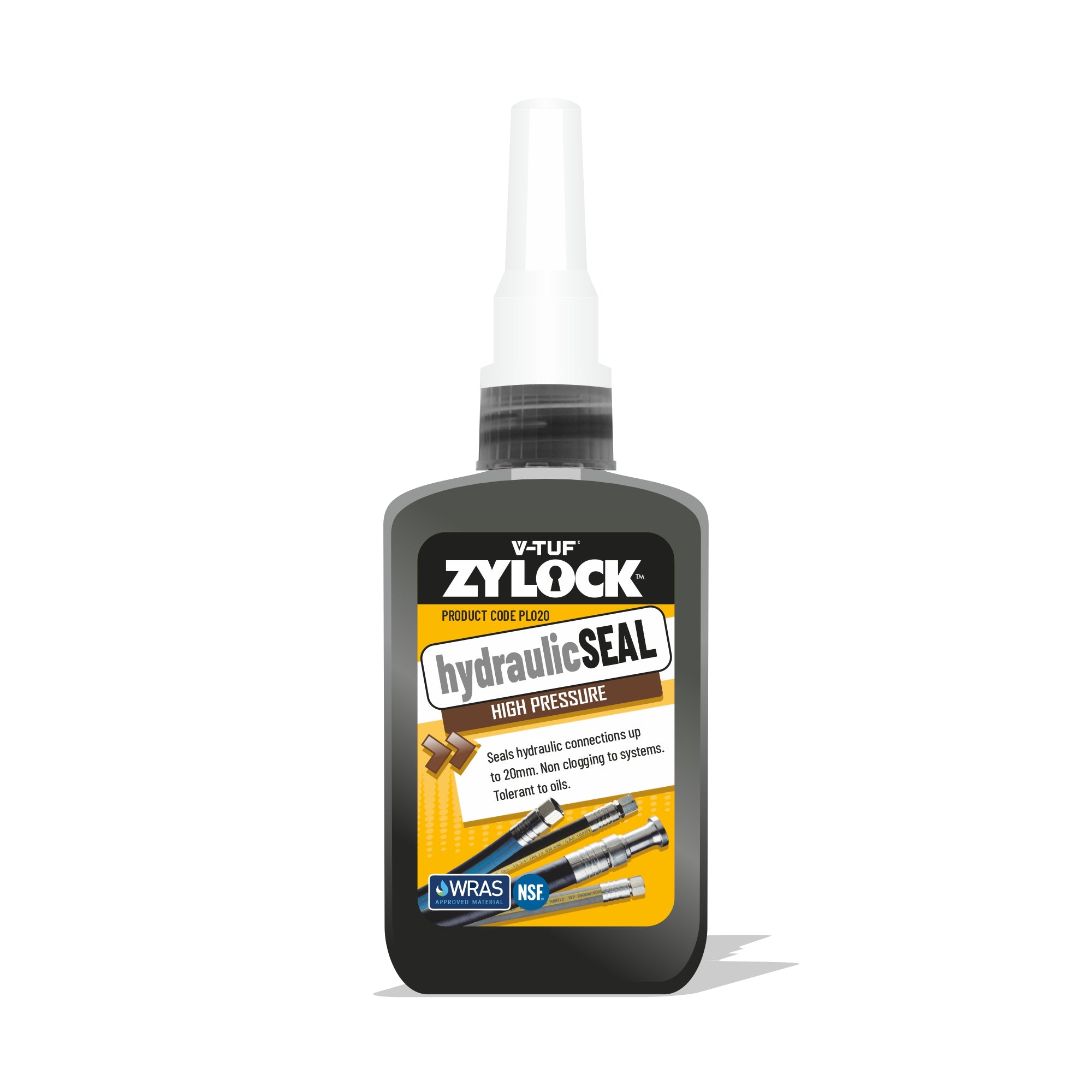 V-TUF ZYLOCK PL020 hydraulic sealant 50ml green bottle