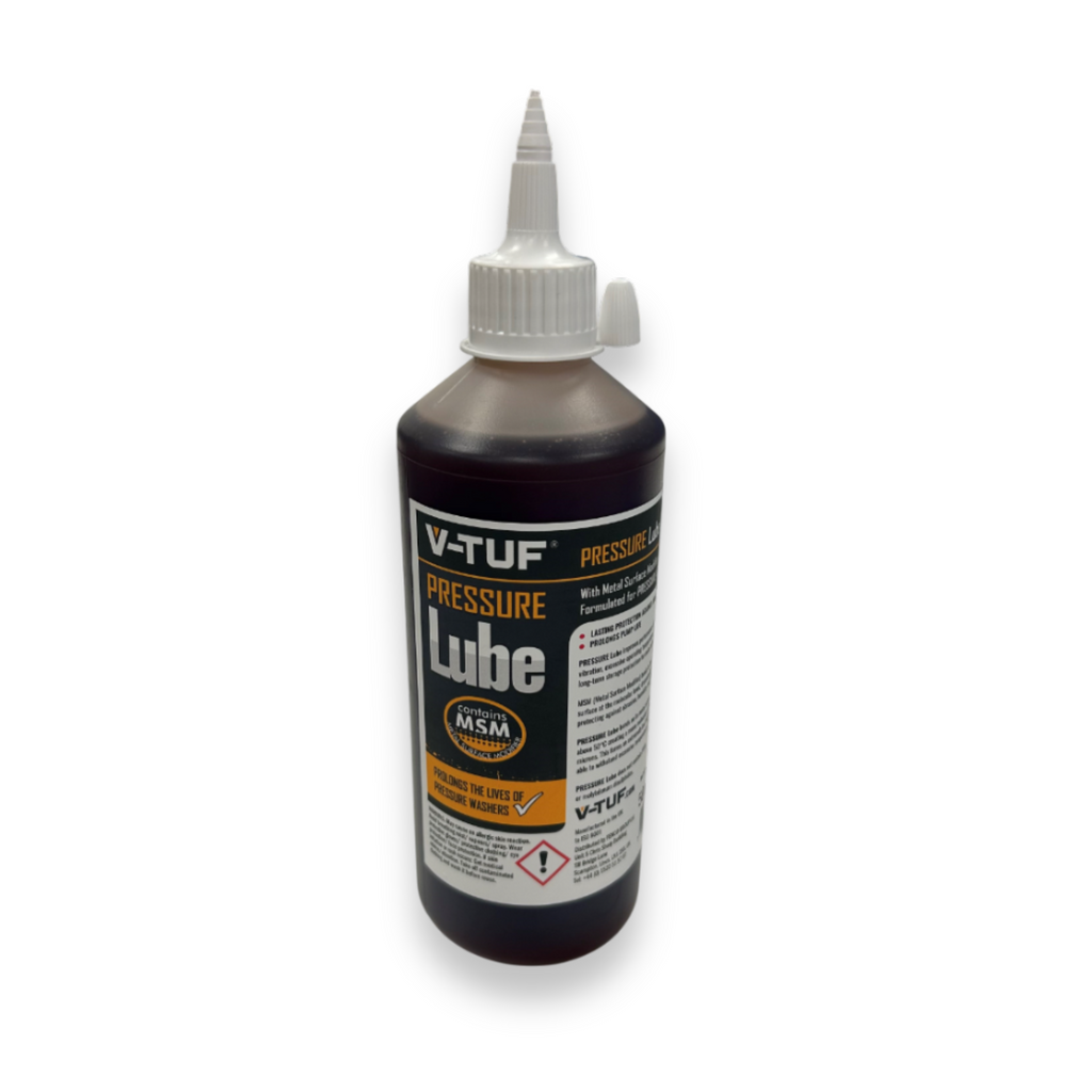 V-TUF Pressure Lube PL500 500ml bottle, pump and engine oil for pressure washers