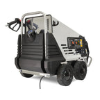 V-TUF RAPID VTS1210HPC-DCP mobile hot washer side view showing dual chemical pick-up system