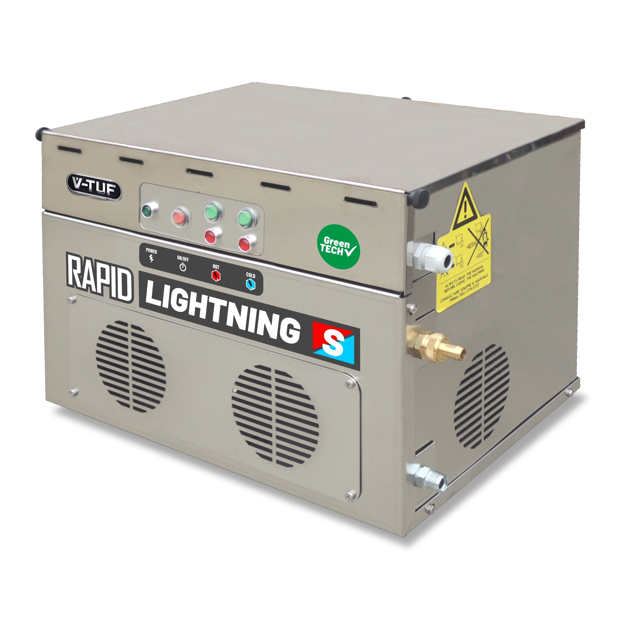 V-TUF RAPID LIGHTNING 150S39 static hot pressure washer RAPIDL150S39 415V 150 Bar 39kW electric heated