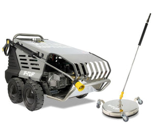 V-TUF RAPIDMSH240v Professional Hot Water Industrial Mobile  Pressure Washer - 120Bar, 9L/min & 410mm tufTURBO SURFACE CLEANER