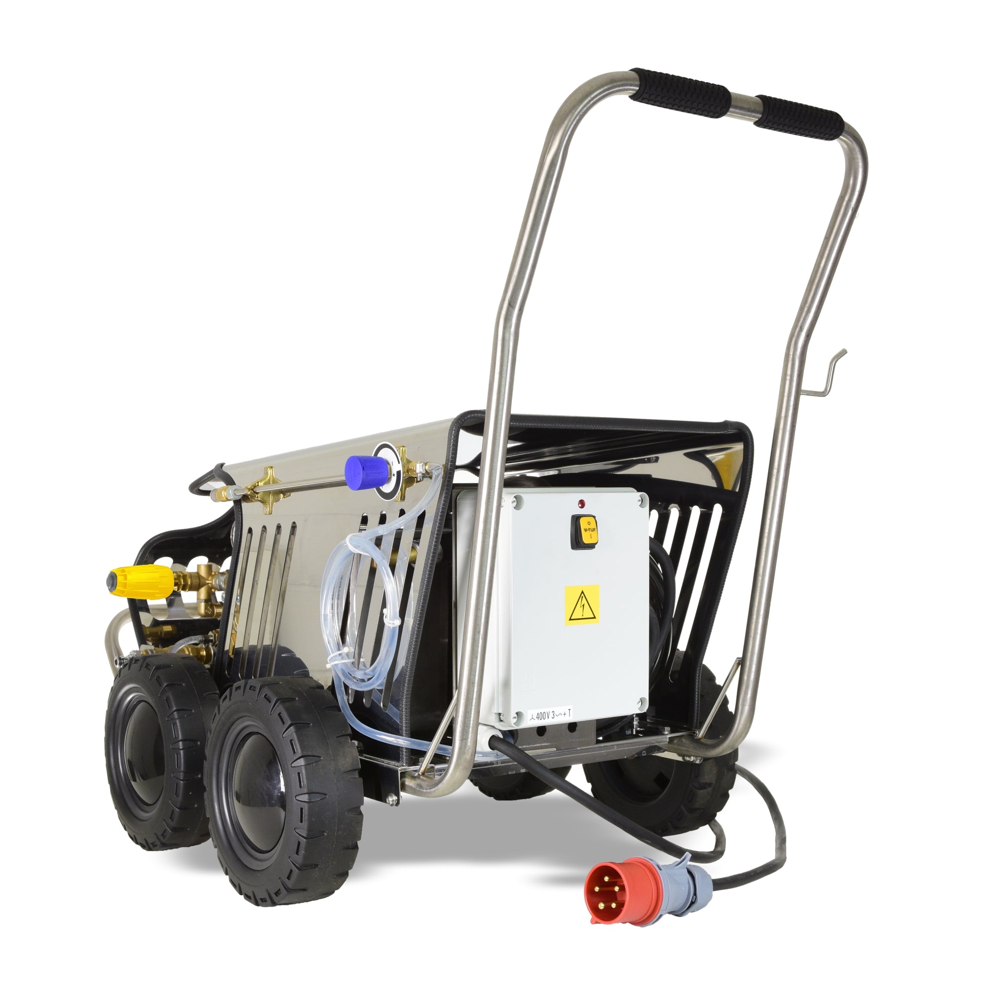 V-TUF RAPIDSSC415V-20030 side view showing stainless cabinet and 30L/min high flow pump