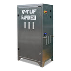 V-TUF RAPID SXL 110V 80 Bar 12L/min static hot pressure washer 304 stainless cabinet, front view