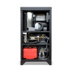 V-TUF RAPIDSXL415BE Black Edition rear view showing fuel tank, boiler coil and 415V supply